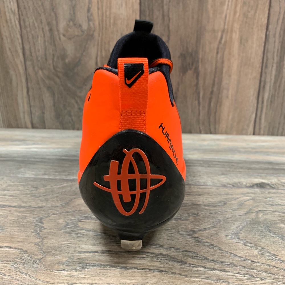 Nike Air Max Huarache Baseball Metal Cleats Orange - Picture 4 of 5